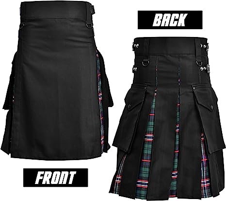 Hybrid Utility Kilt for Men (Scottish National) with modern design and traditional Scottish elements.