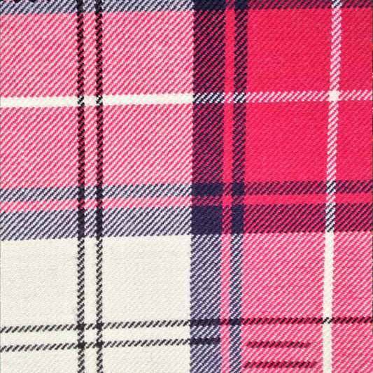 Dancing Pink Tartan Fabric and Accessories - Highland Redstone