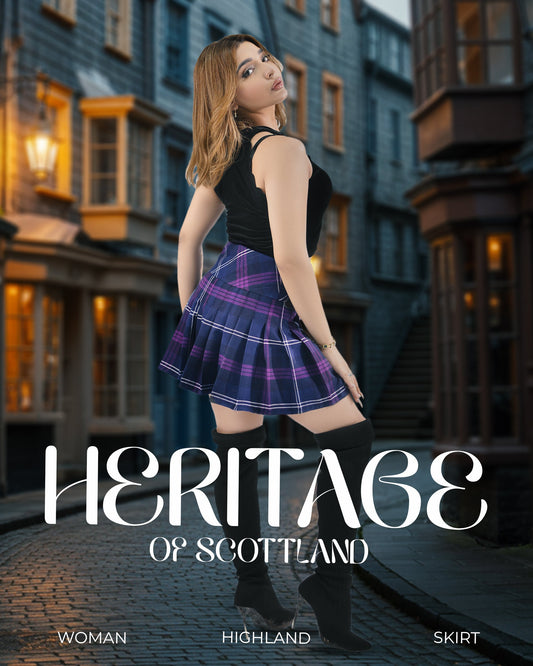 Women's Tartan Billie Skirt| Heritage of Scotland