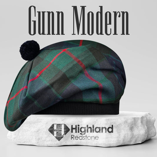 Tam O'Shanter Hat with Pompom | Gunn Modern Tartan