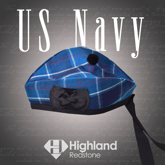 Official US Navy Glengarry Hat with Emblem