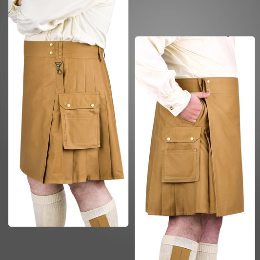 Phantom Modern Utility Kilt | Khaki
