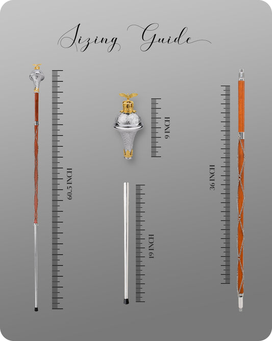 American Maces, Drum Major Maces (Eagle Head)