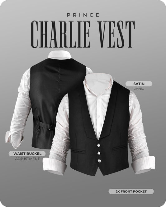Black Prince Charlie Vest