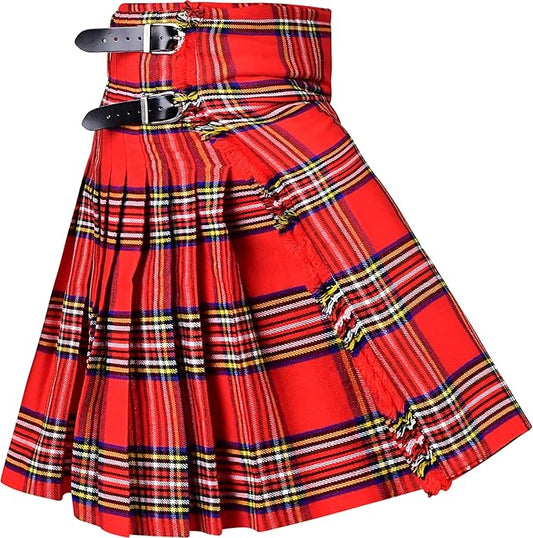 Acrylic Kilt | 16oz Royal Stewart Tartan Kilt | Big & Tall