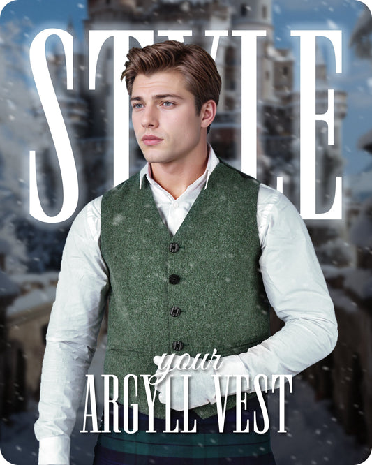 Green Argyll Vest