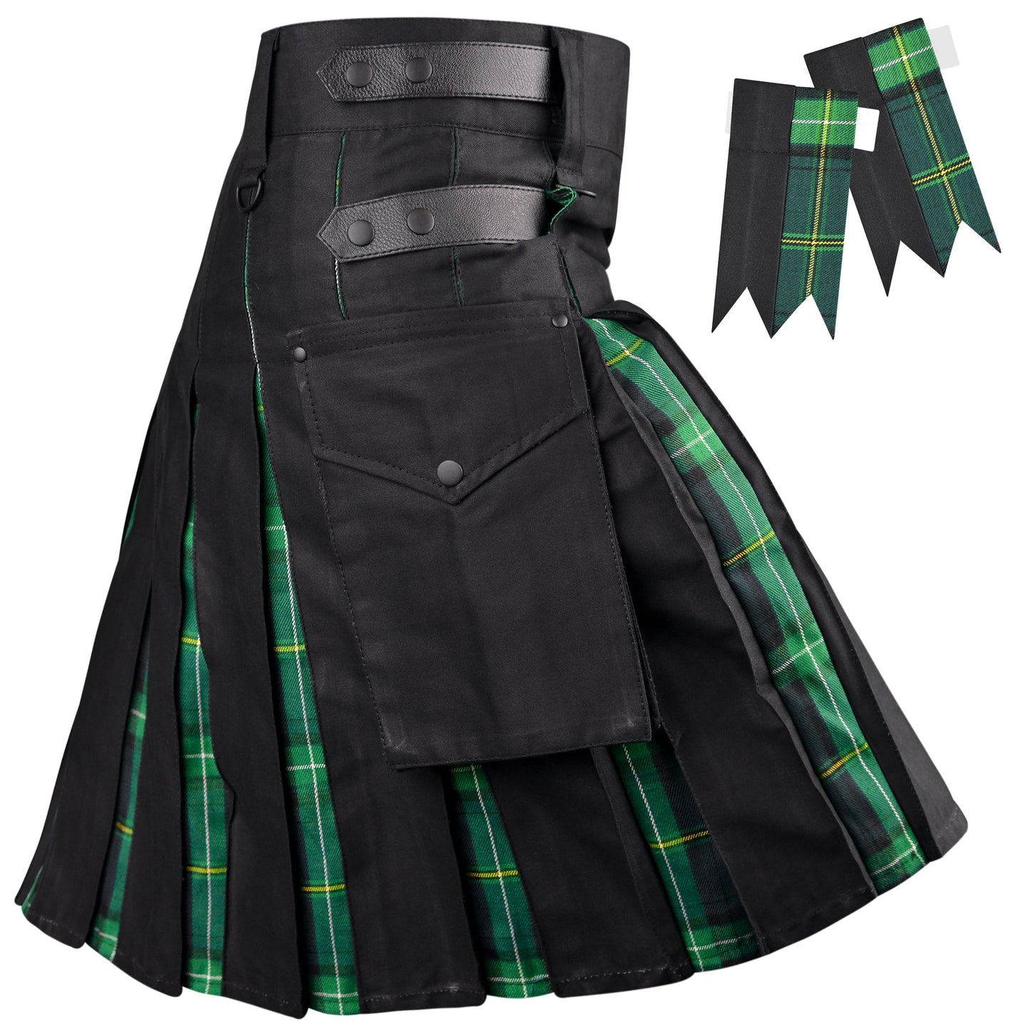Celtic Hybrid Utility Kilt for Men - Traditional Style with Modern Functionality