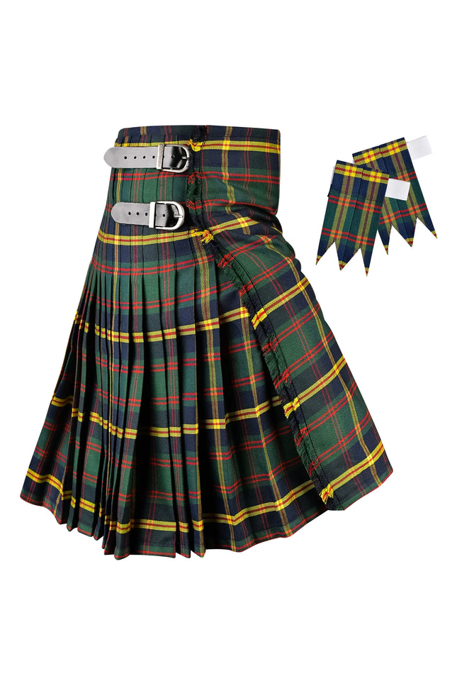 Kilt for Men I US Marine Corps - Leathernecks  Tartan Kilt Polyviscose 8 Yard Traditional Men Kilt | Big & Tall