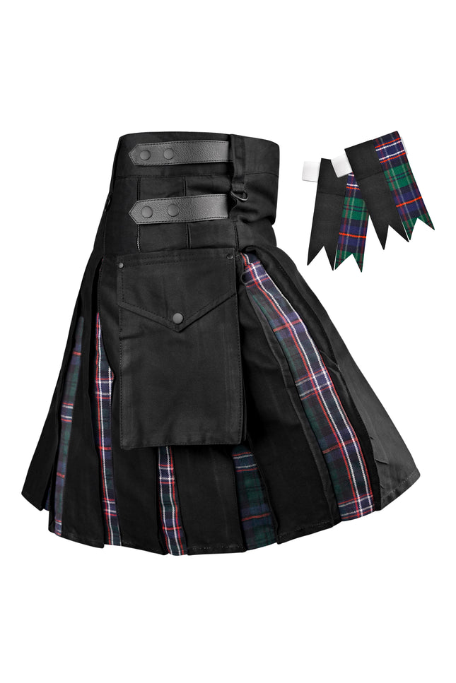 Scottish National Hybrid Utility Kilt for Men - Traditional Style with Modern Functionality | Big & Tall