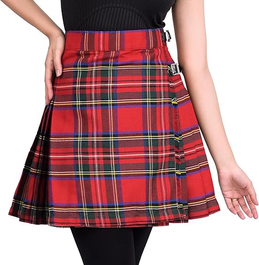 Women's PV Kilt in Royal Stewart Tartan