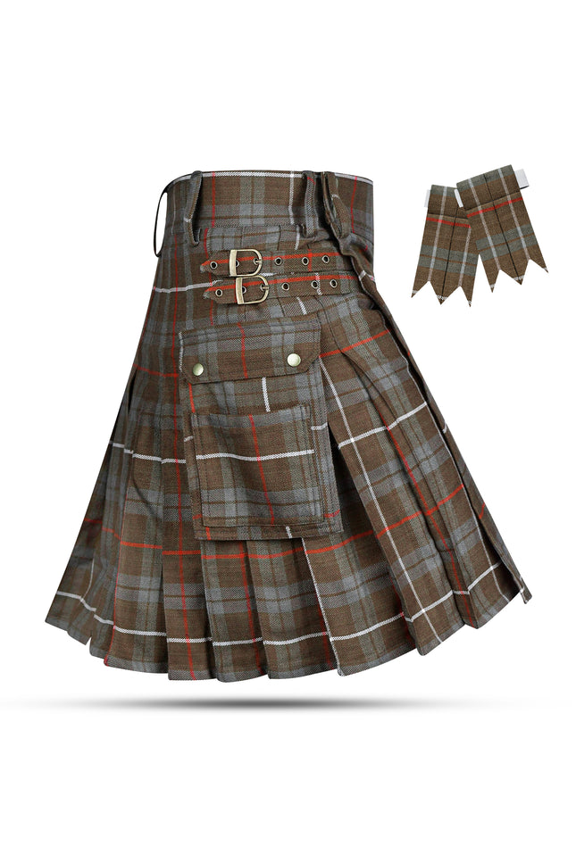 Valor Acrylic Utility Kilt | 16oz Fraser Weathered Tartan KIlt