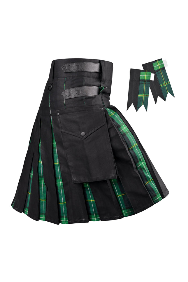 Celtic Hybrid Utility Kilt for Men - Traditional Style with Modern Functionality | Big & Tall