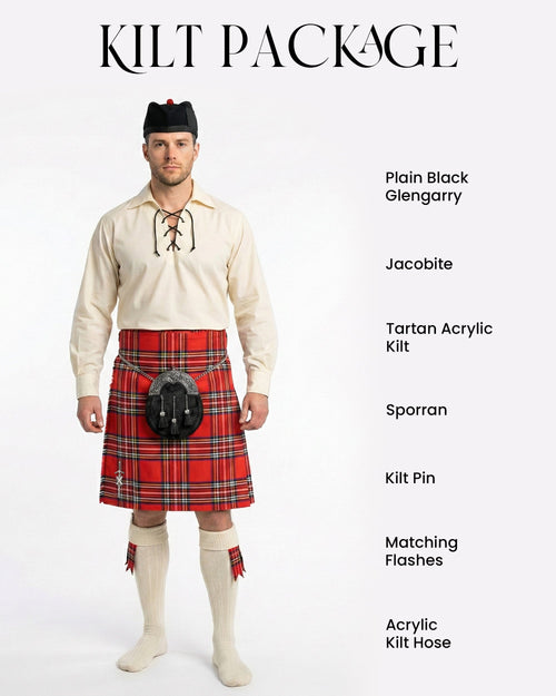 Acrylic Kilt Package | Royal Stewart