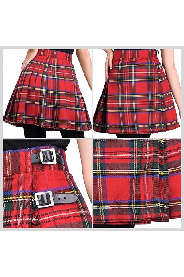 Women's PV Kilt in Royal Stewart Tartan