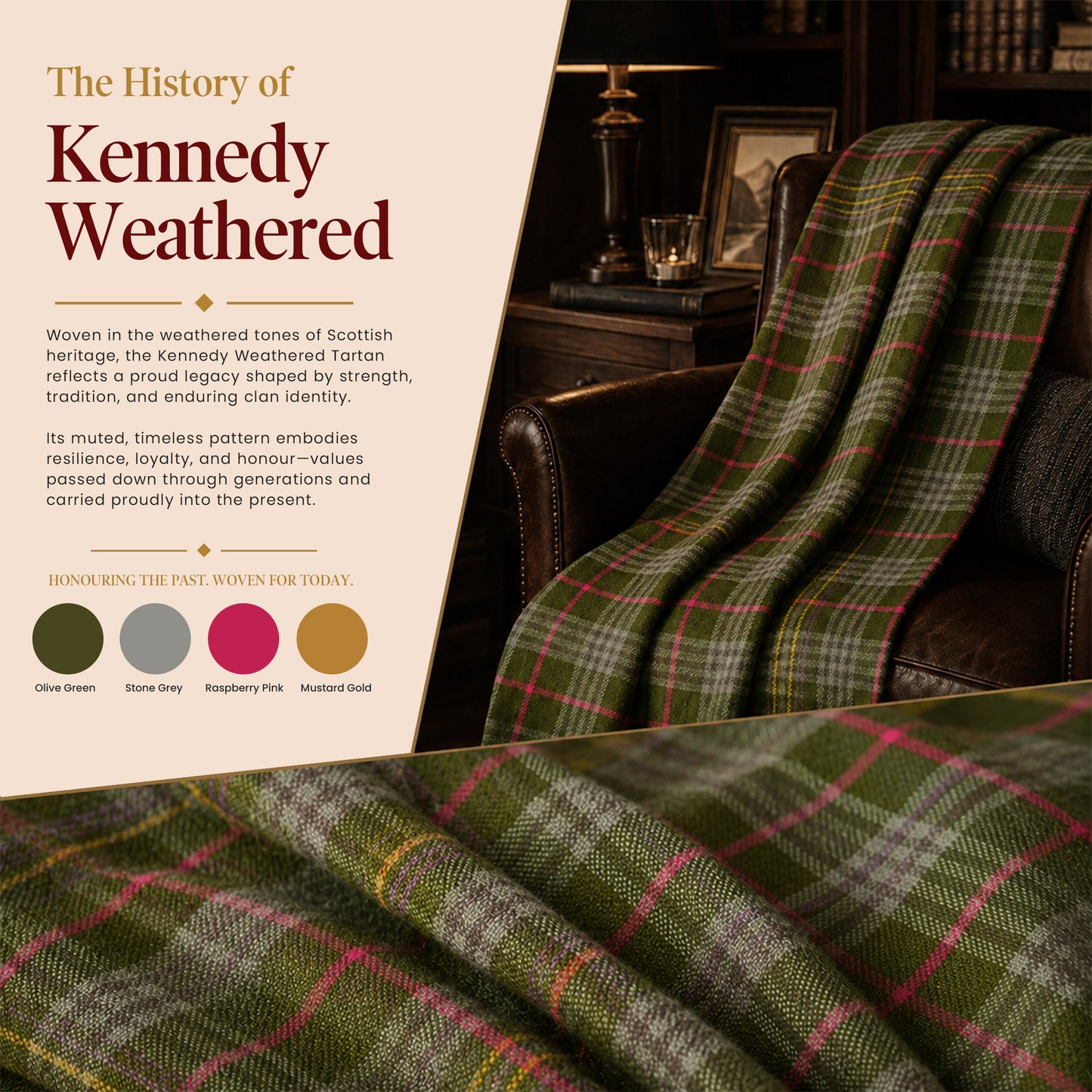 Weathered Kennedy -Tartan