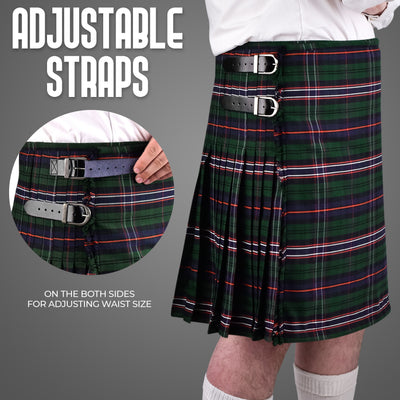 Acrylic Kilt | 16oz  Scottish National Tartan Kilt | Big & Tall