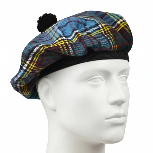 Tam O'Shanter Hat with Pompom | Anderson Tartan