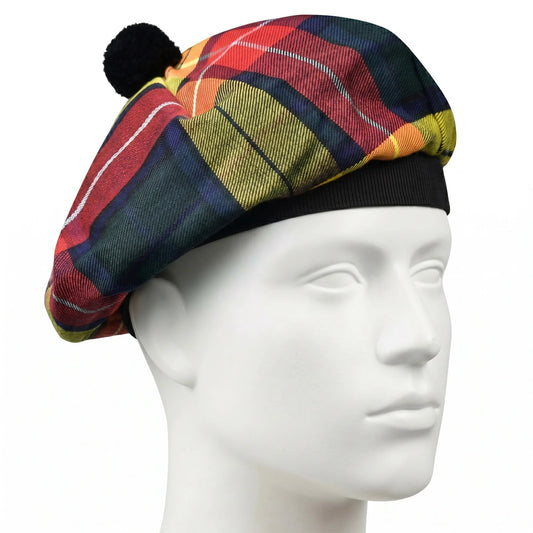 Tam O'Shanter Hat with Pompom | Buchanan Modern Tartan
