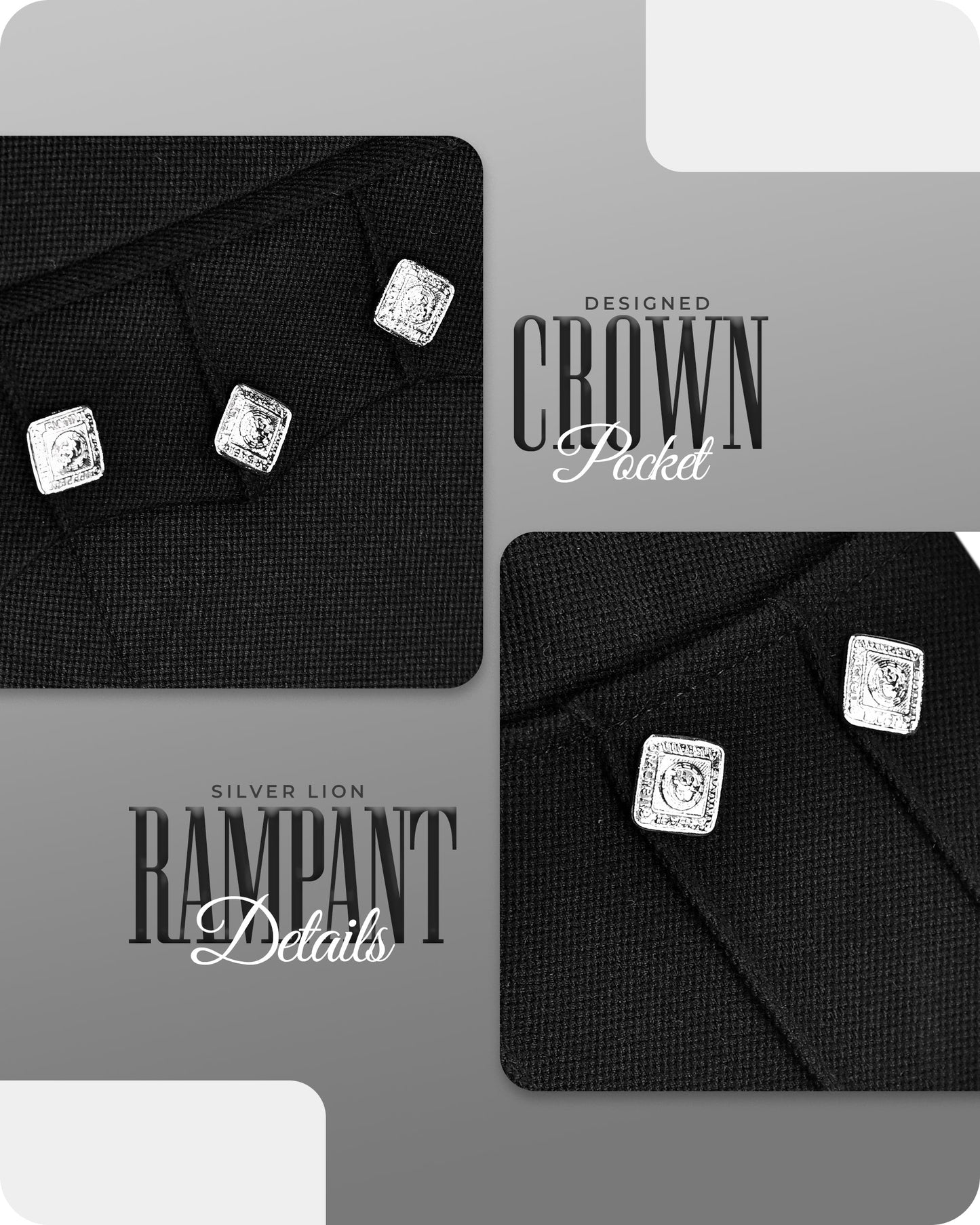 Black Argyll Jacket & Vest