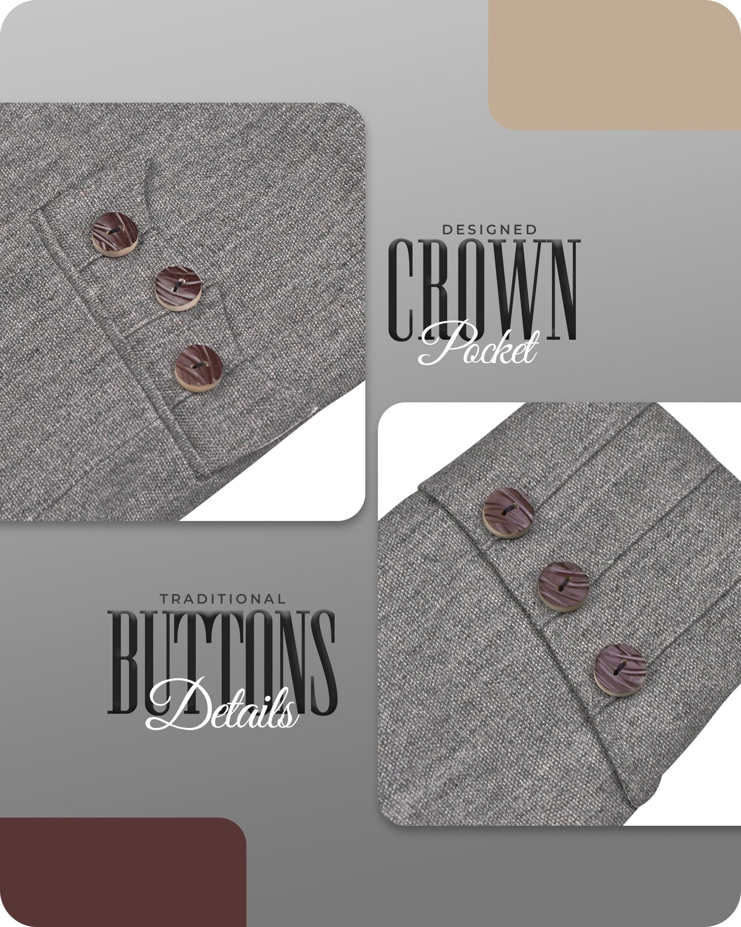 Grey Argyll Jacket & Vest