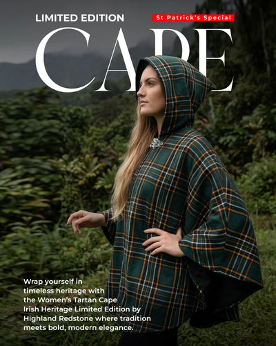 Women Tartan Cape - Irish Heritage | Limited Edition