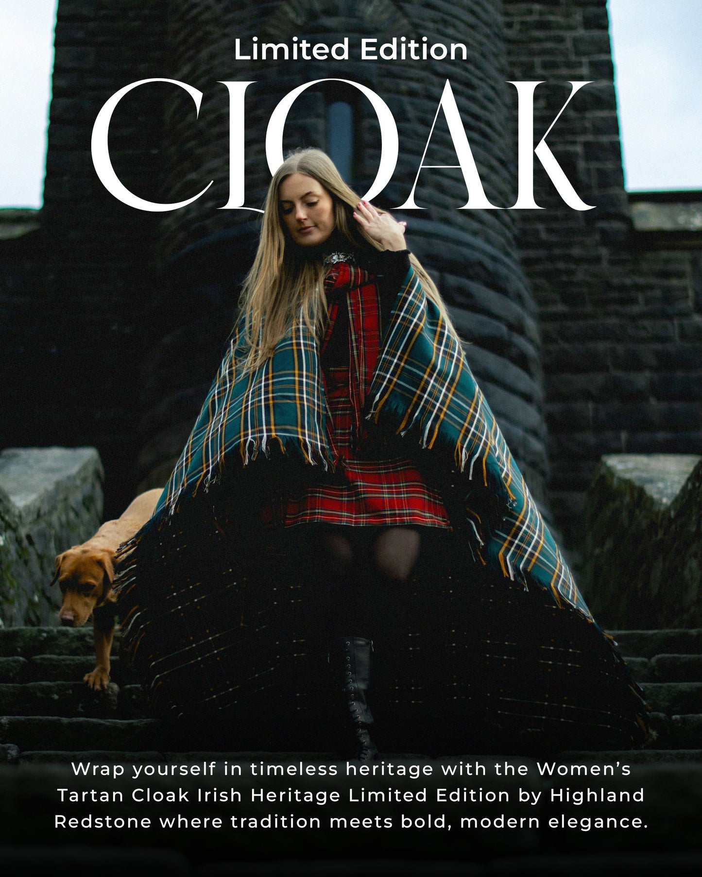 Women Tartan Cloak - Irish Heritage - Limited Edition