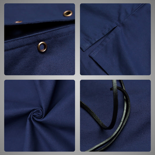 Highland Blue Kilt Shirt, made from high-quality fabric, ideal for formal and casual Scottish attire.