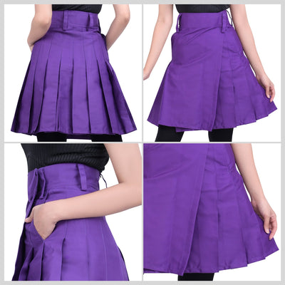Raven Women Kilt - Purple | Big & Tall