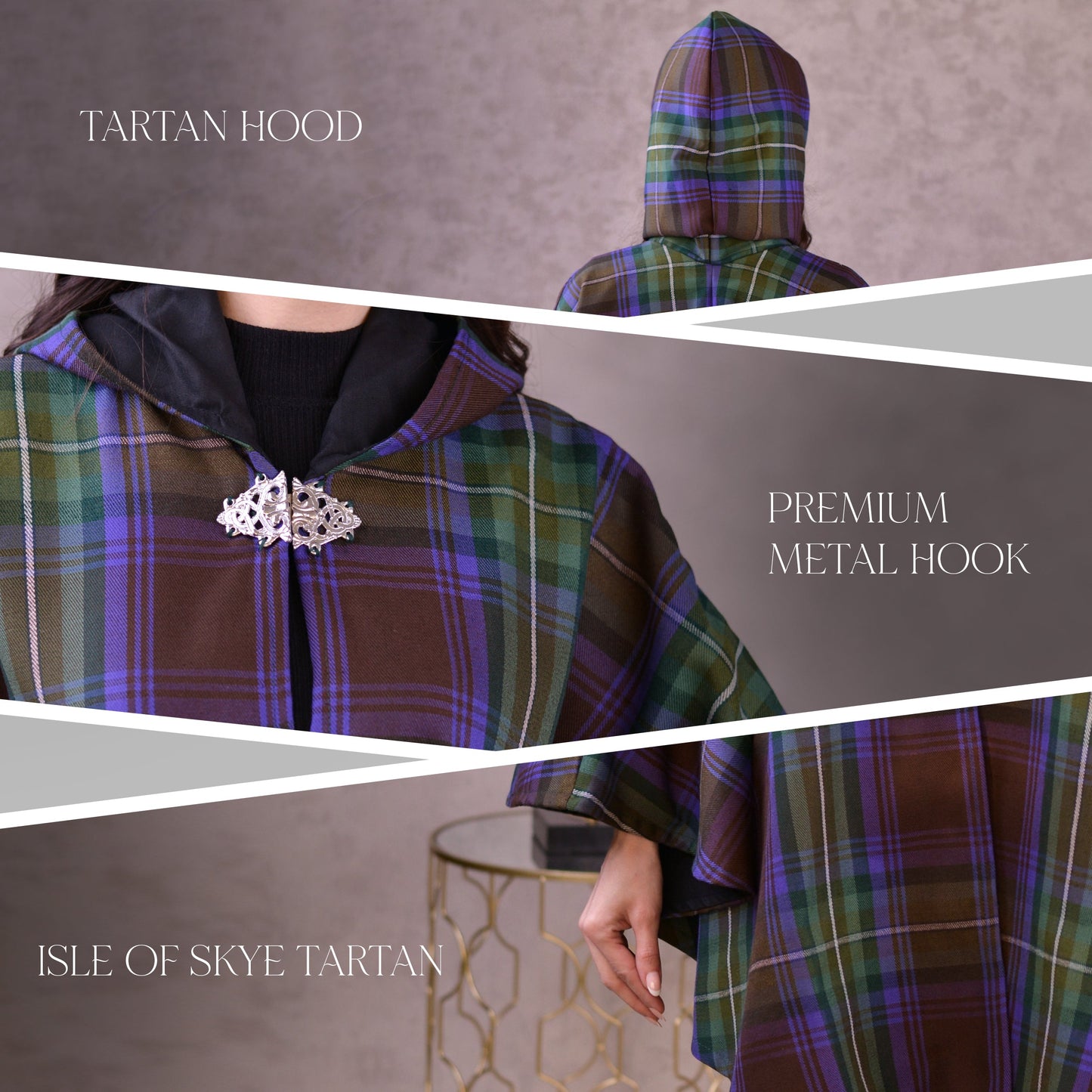 Women’s Cape in Isle of Skye Tartan