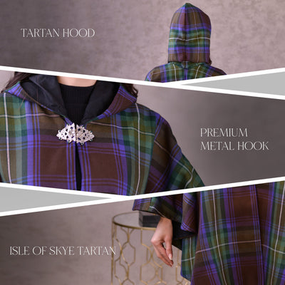 Women’s Cape in Isle of Skye Tartan