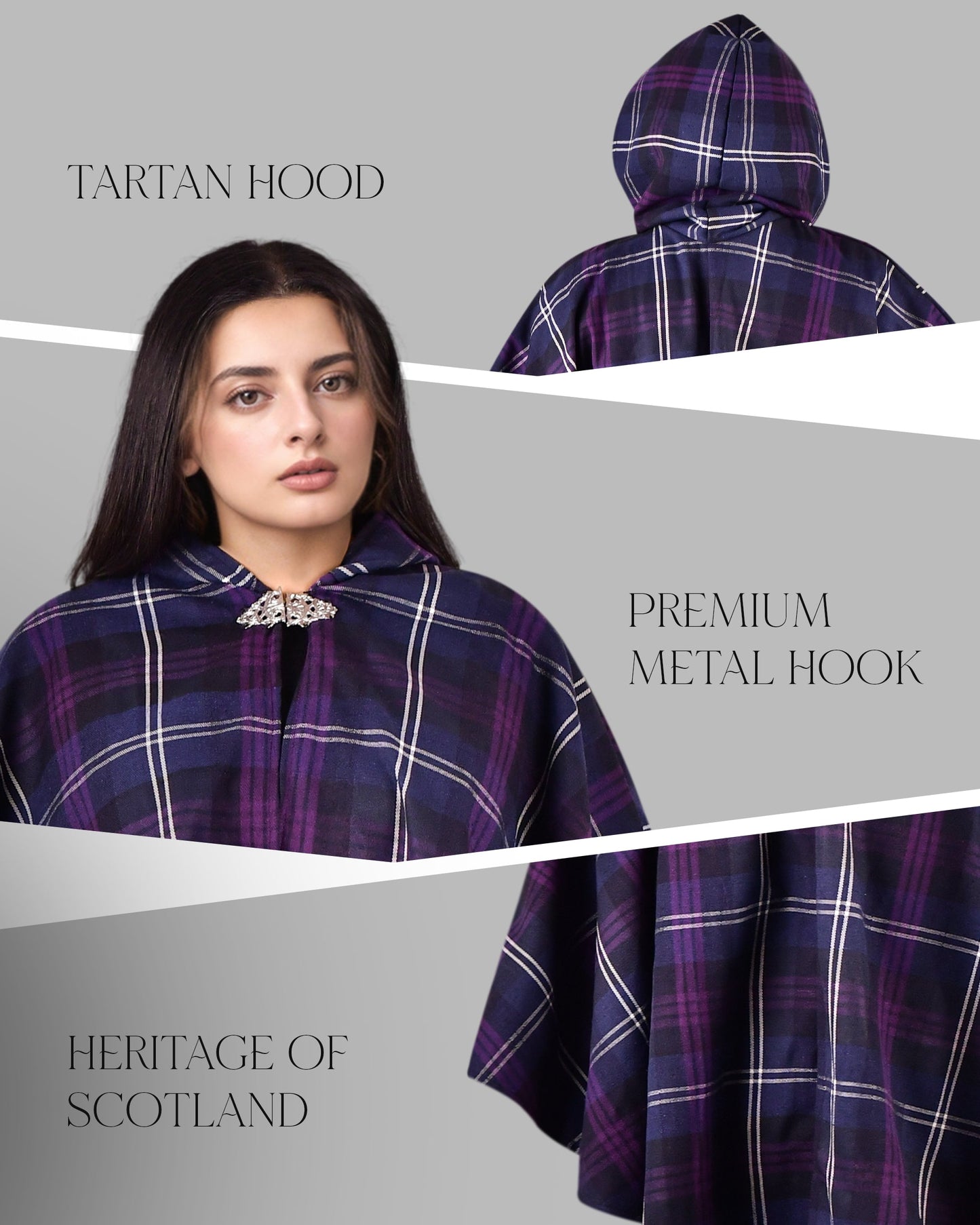 Women Tartan Cape - Heritage of Scotland