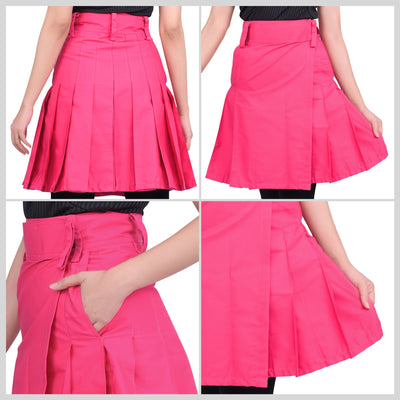 Raven Women Kilt - Pink | Big & Tall