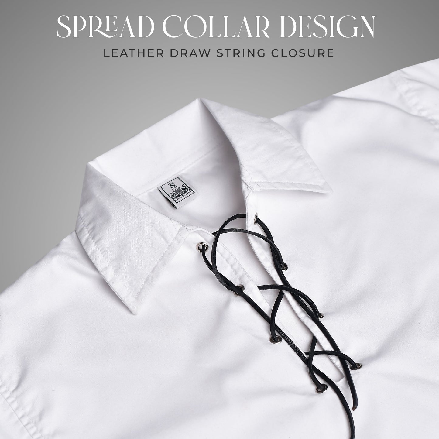 Highland White Kilt Shirt - Traditional Scottish Style