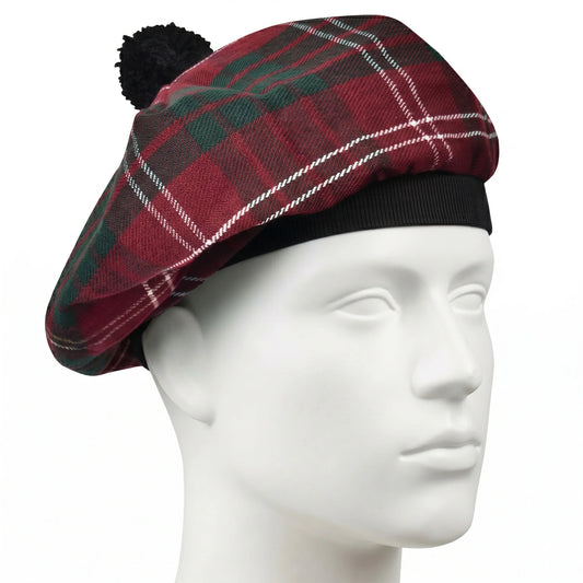 Tam O'Shanter Hat with Pompom | Crawford Tartan