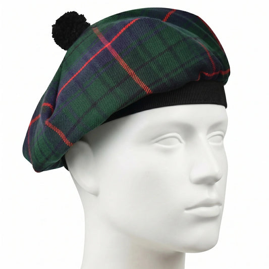 Tam O'Shanter Hat with Pompom | Davidson Tartan
