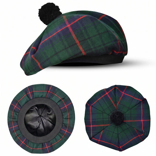 Tam O'Shanter Hat with Pompom | Davidson Tartan
