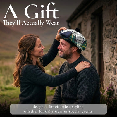 Tam O'Shanter Hat with Pompom | Dress Gordon Tartan