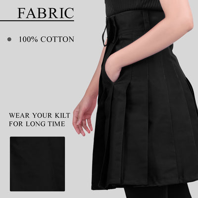 Raven Women Kilt - Black | Big & Tall
