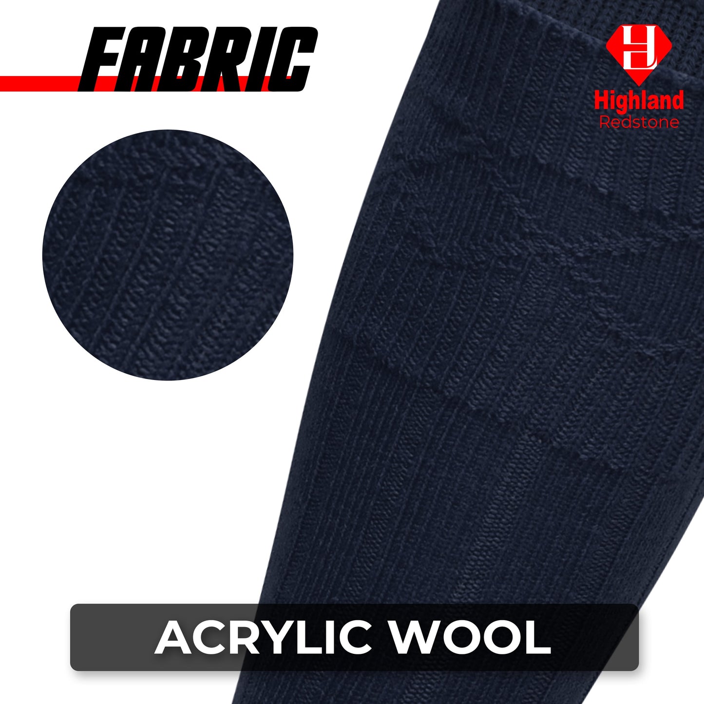 Comfortable Wool Blend Blue Kilt Hose | High-Quality Kilt Socks