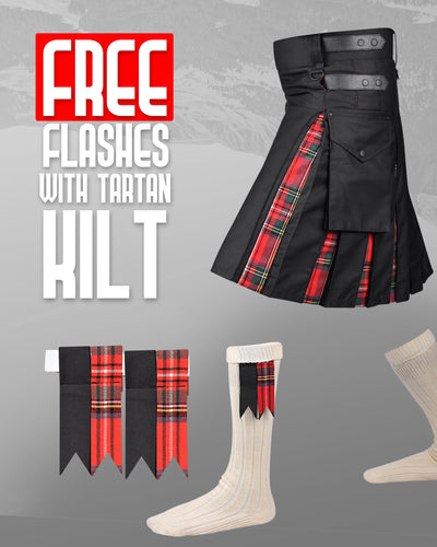 Royal Stewart Kilt for Men  -  Traditional Style with Modern Functionality