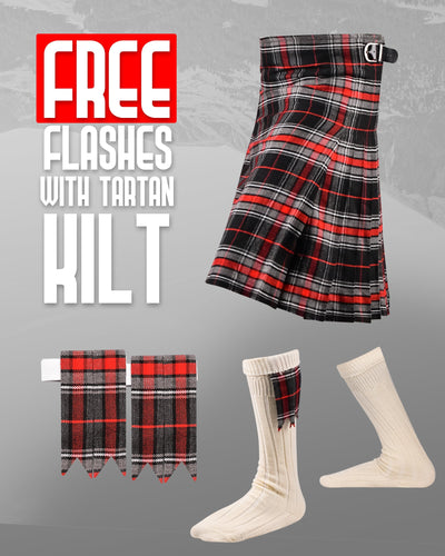 Acrylic Kilt | 16oz Spirit of Bruce Tartan Kilt | Big & Tall