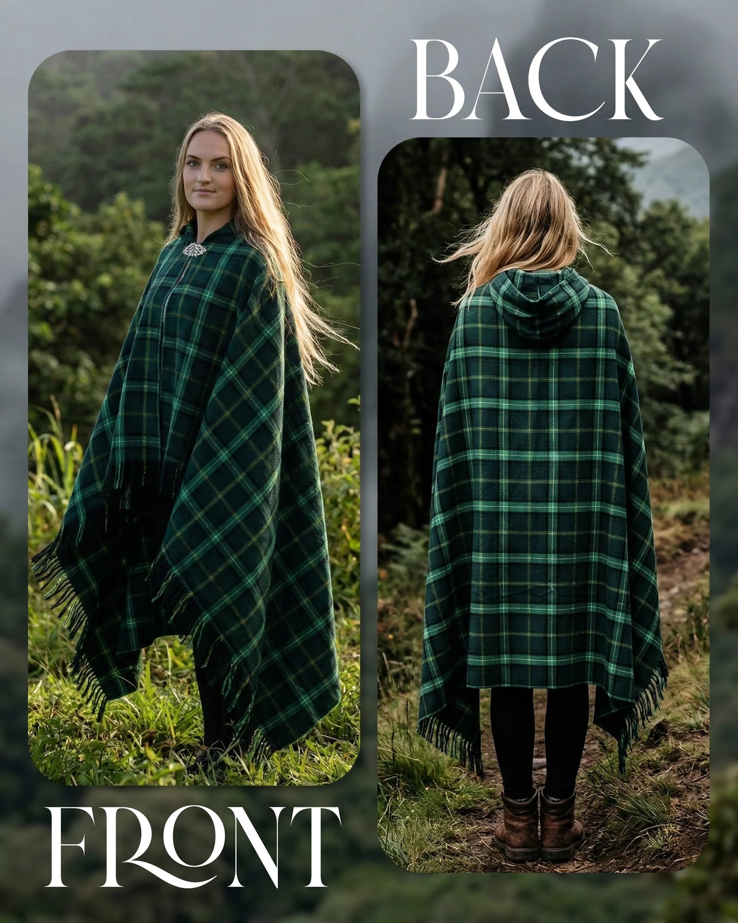 Women Tartan Cloak - Celtic - Limited Edition