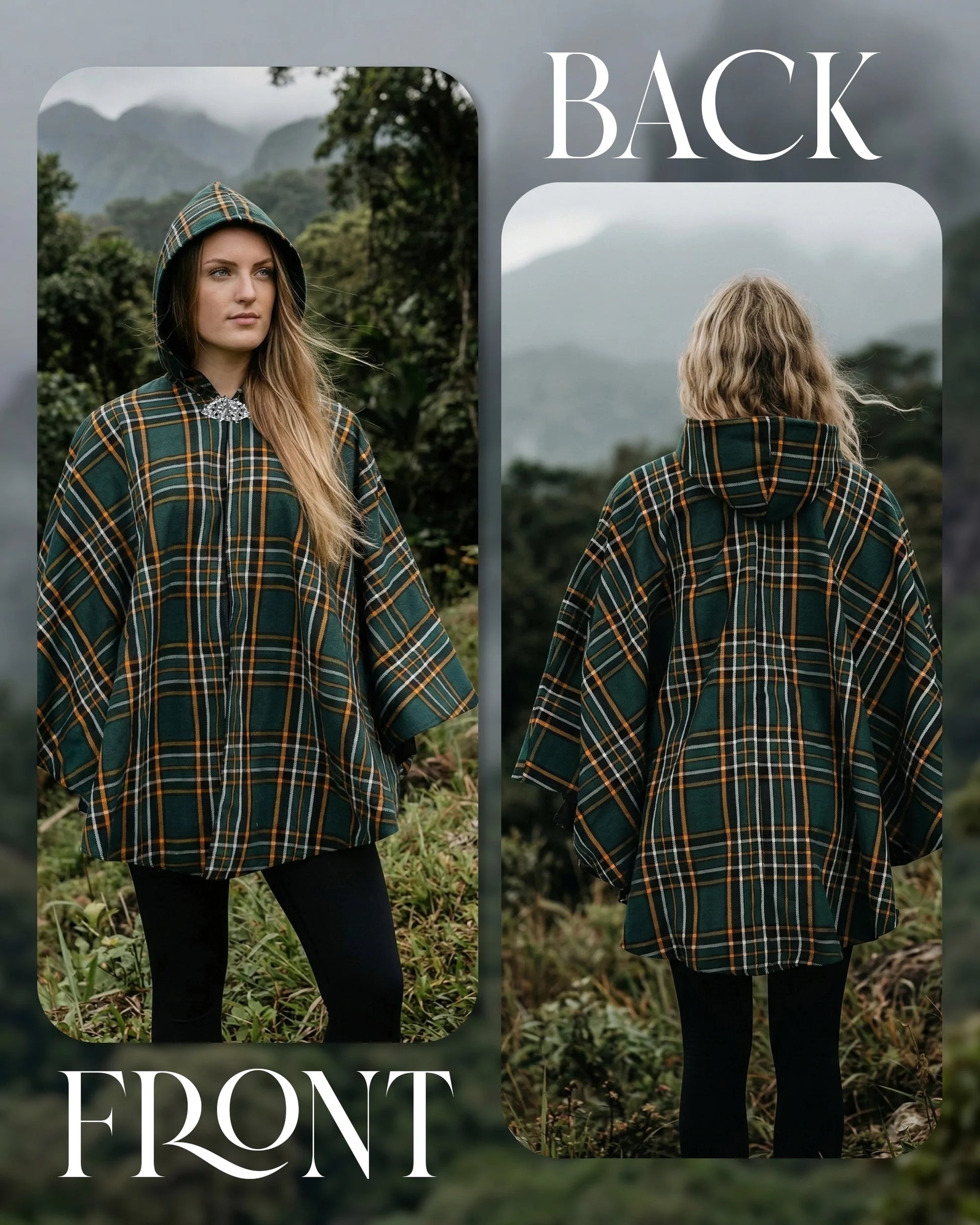 Redstone Ireland Women Tartan Cape - Irish Heritage | Limited Edition – Highland Redstone UK