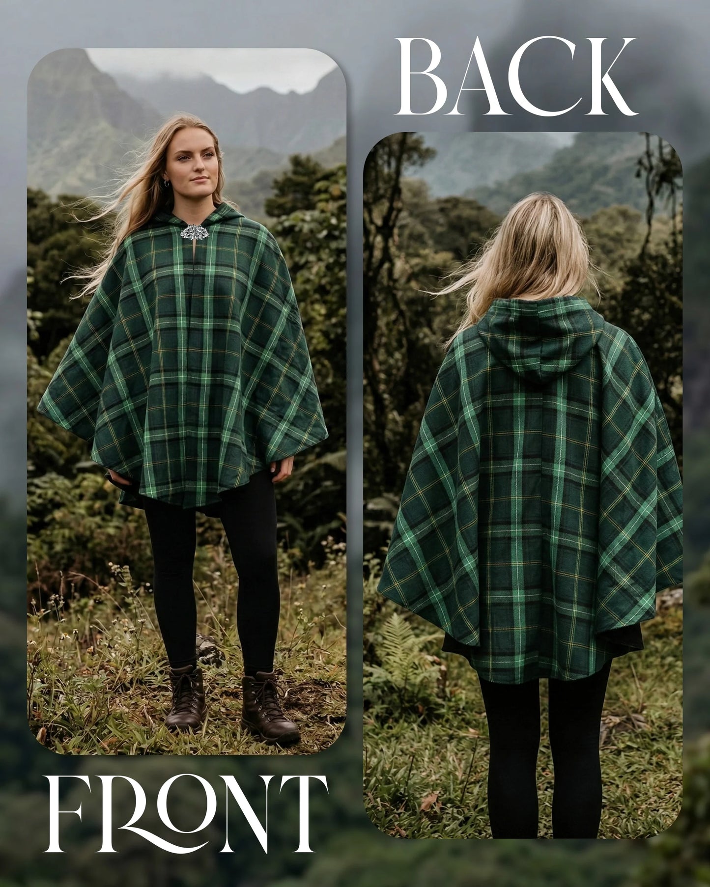 Women Tartan Cape - Celtic - Limited Edition