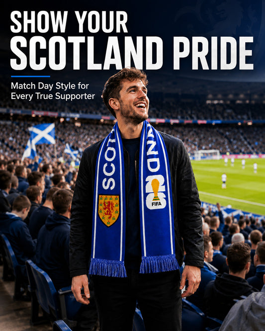Scotland FIFA Fan Muffler - Thick Double Knit Supporter Scarf