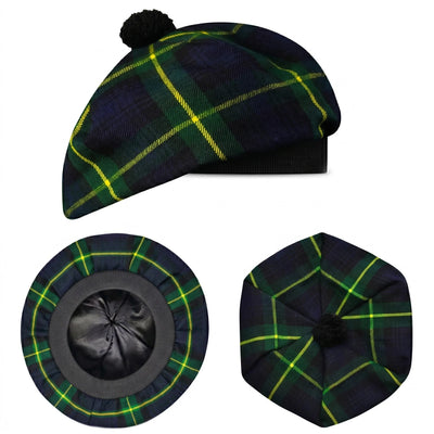 Tam O'Shanter Hat with Pompom | Gordon Tartan