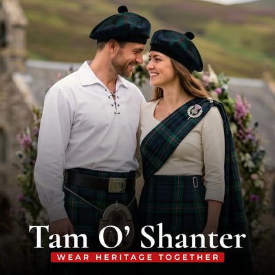 Tam O'Shanter Hat with Pompom | Gunn Modern Tartan