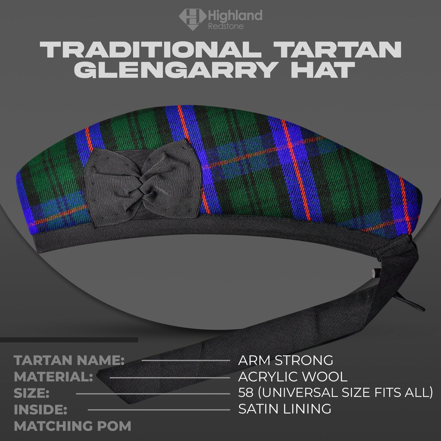 Glengarry Hat | Arm Strong