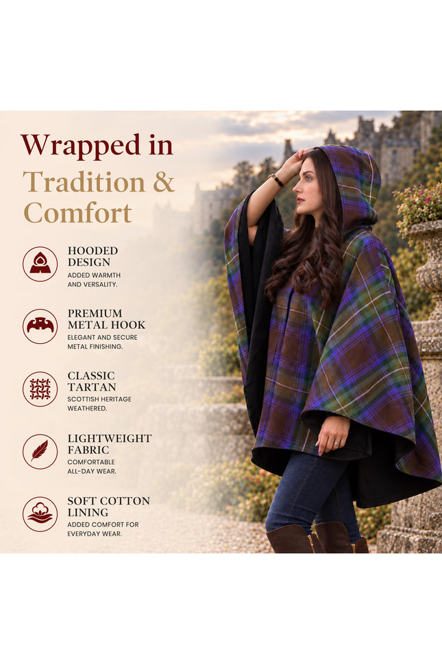 Women Tartan Cape - Isle of Skye