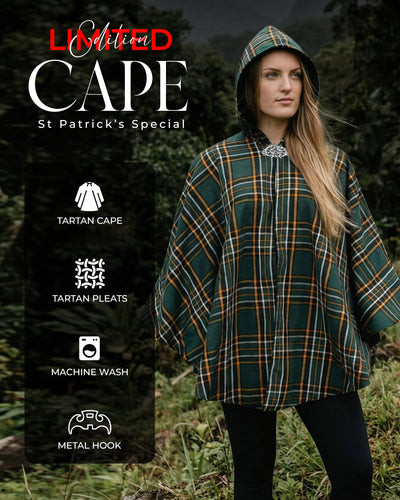Women Tartan Cape - Irish Heritage | Limited Edition